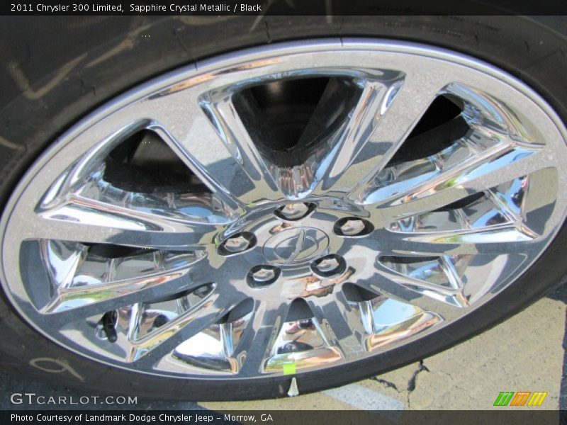 Sapphire Crystal Metallic / Black 2011 Chrysler 300 Limited