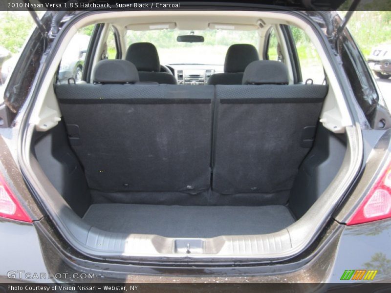 Super Black / Charcoal 2010 Nissan Versa 1.8 S Hatchback