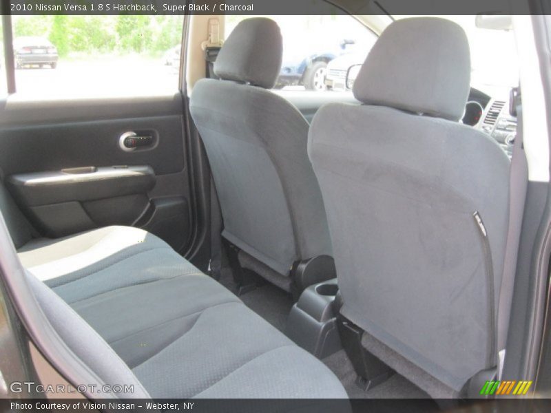 Super Black / Charcoal 2010 Nissan Versa 1.8 S Hatchback