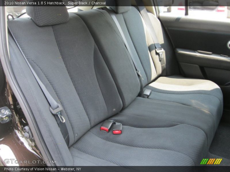 Super Black / Charcoal 2010 Nissan Versa 1.8 S Hatchback