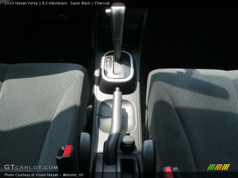 Super Black / Charcoal 2010 Nissan Versa 1.8 S Hatchback