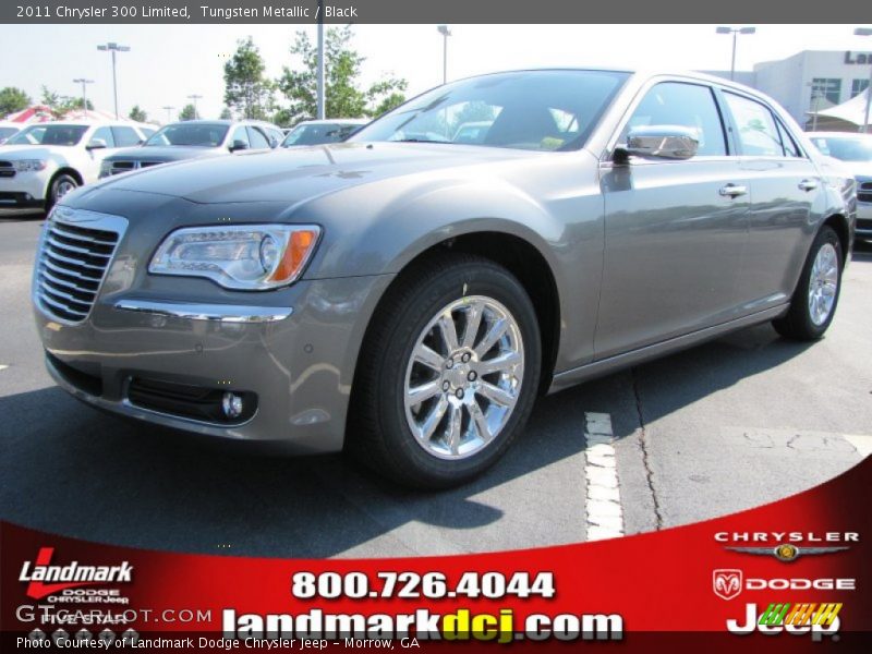 Tungsten Metallic / Black 2011 Chrysler 300 Limited