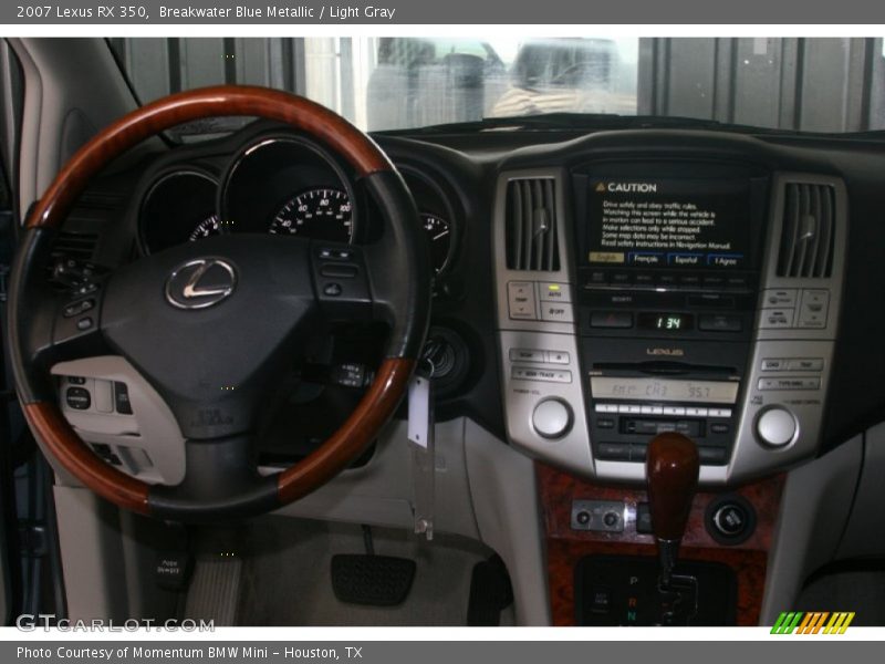 Breakwater Blue Metallic / Light Gray 2007 Lexus RX 350