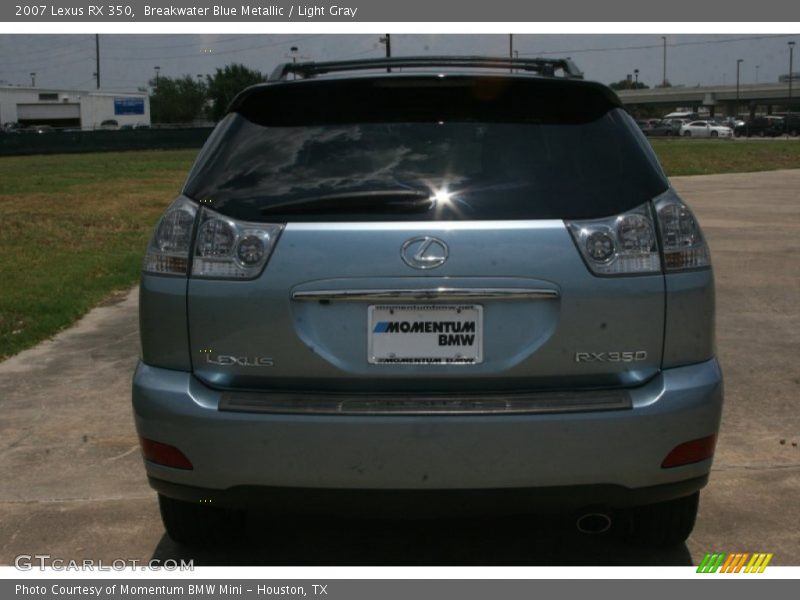 Breakwater Blue Metallic / Light Gray 2007 Lexus RX 350