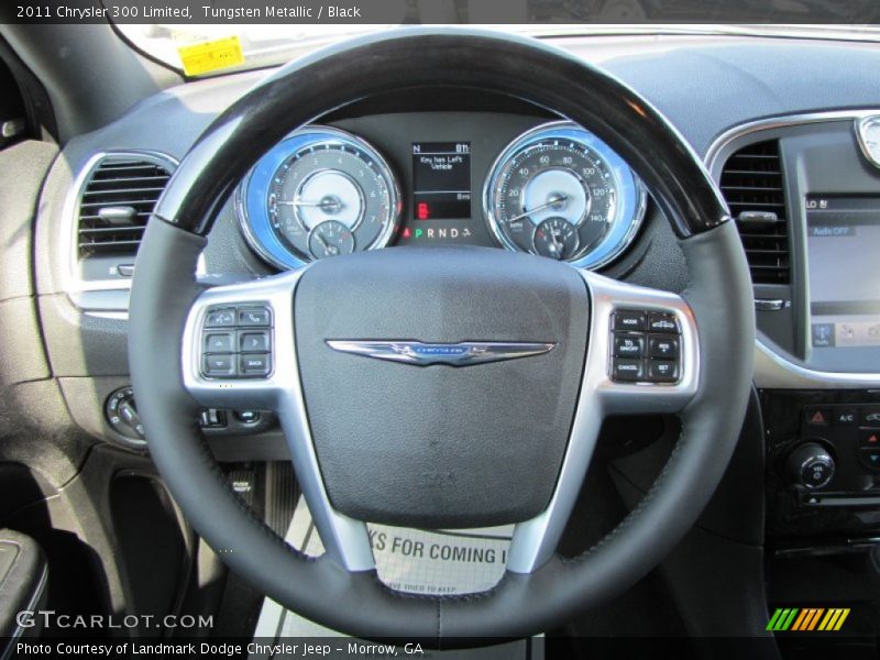 Tungsten Metallic / Black 2011 Chrysler 300 Limited