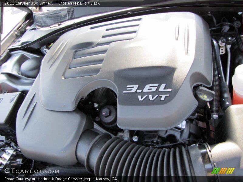 Tungsten Metallic / Black 2011 Chrysler 300 Limited
