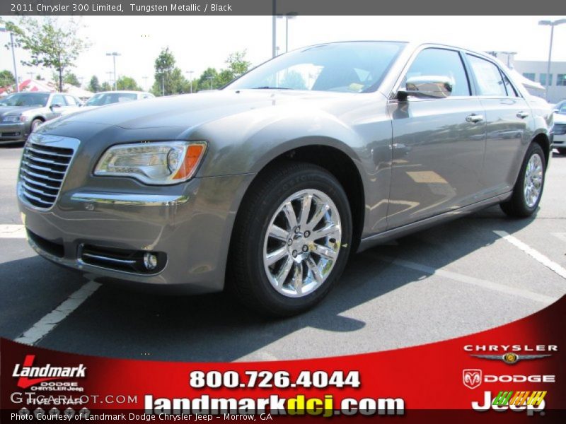 Tungsten Metallic / Black 2011 Chrysler 300 Limited