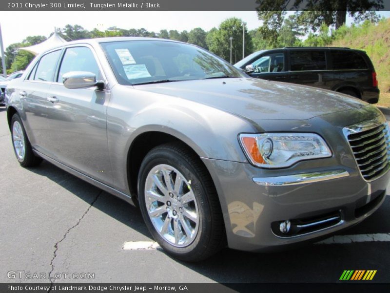 Tungsten Metallic / Black 2011 Chrysler 300 Limited