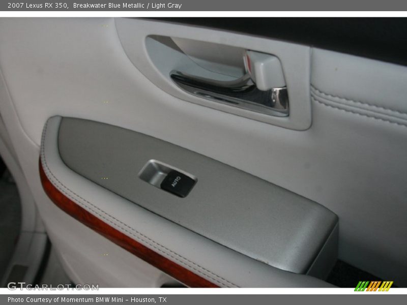 Breakwater Blue Metallic / Light Gray 2007 Lexus RX 350