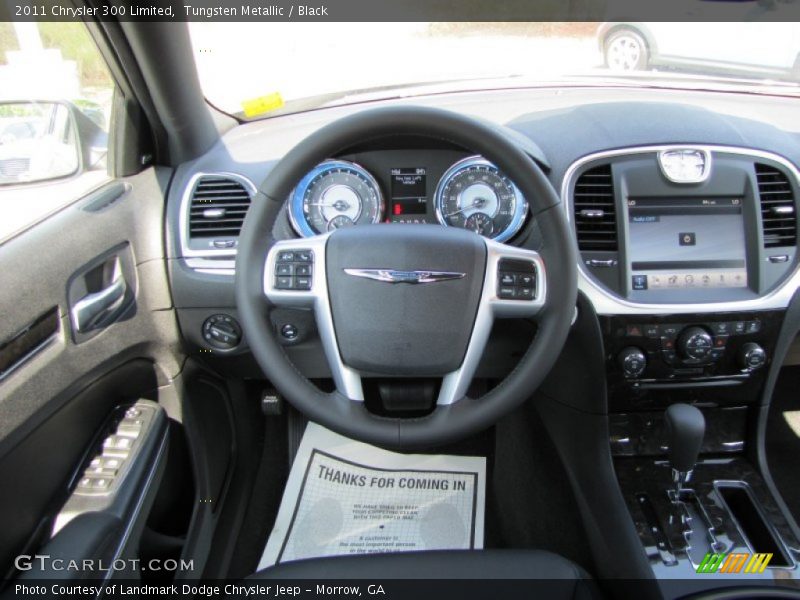 Tungsten Metallic / Black 2011 Chrysler 300 Limited