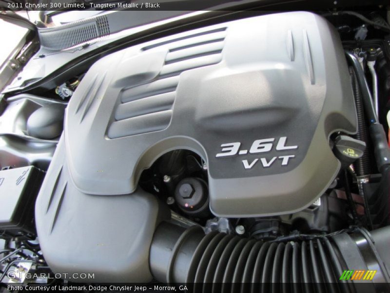 Tungsten Metallic / Black 2011 Chrysler 300 Limited