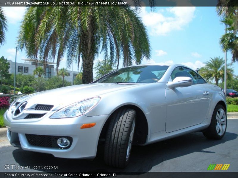 Front 3/4 View of 2009 SLK 350 Roadster