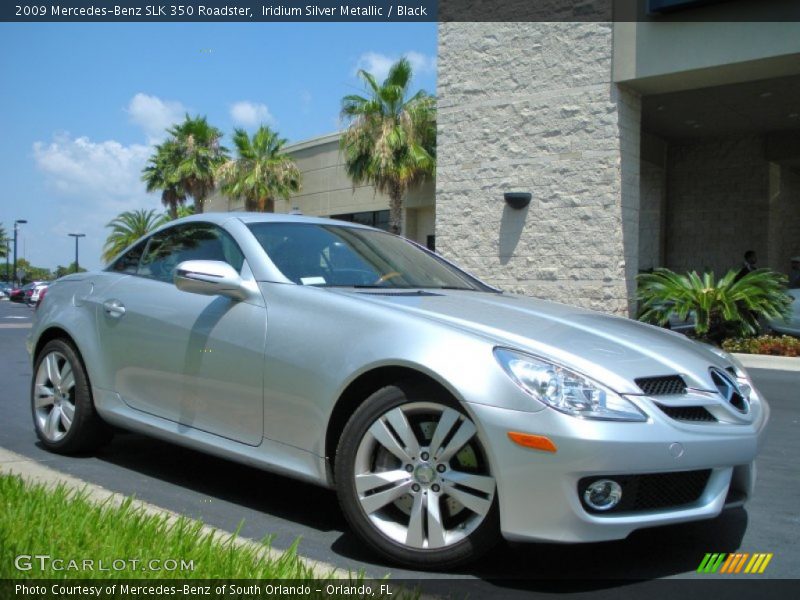 Front 3/4 View of 2009 SLK 350 Roadster