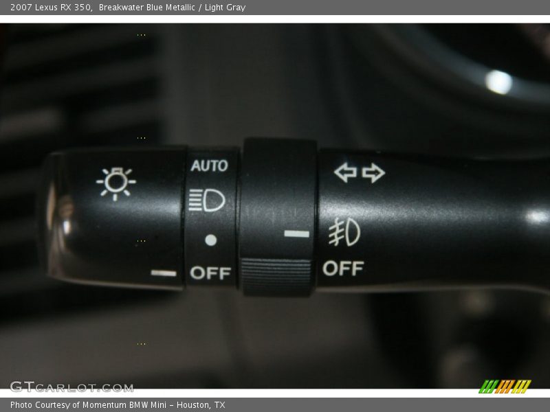 Breakwater Blue Metallic / Light Gray 2007 Lexus RX 350