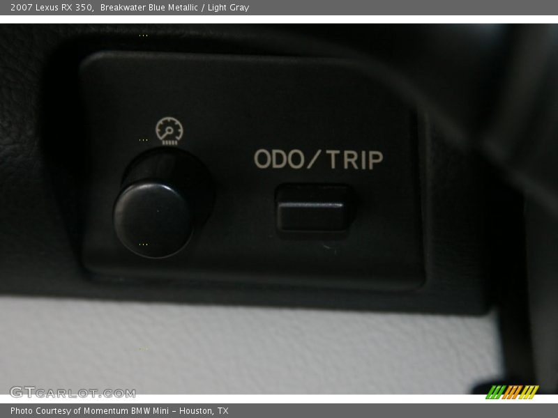 Breakwater Blue Metallic / Light Gray 2007 Lexus RX 350