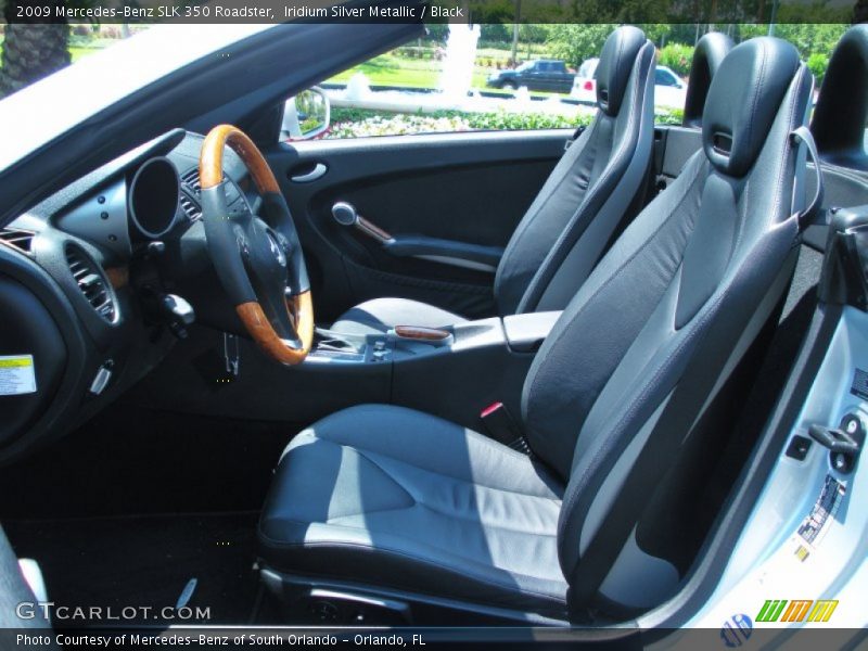  2009 SLK 350 Roadster Black Interior