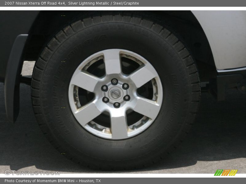 Silver Lightning Metallic / Steel/Graphite 2007 Nissan Xterra Off Road 4x4