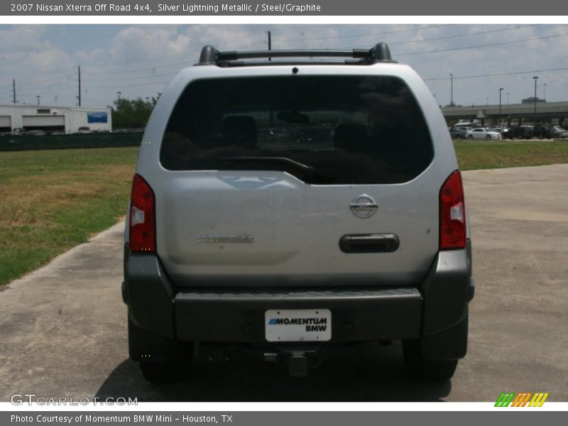 Silver Lightning Metallic / Steel/Graphite 2007 Nissan Xterra Off Road 4x4
