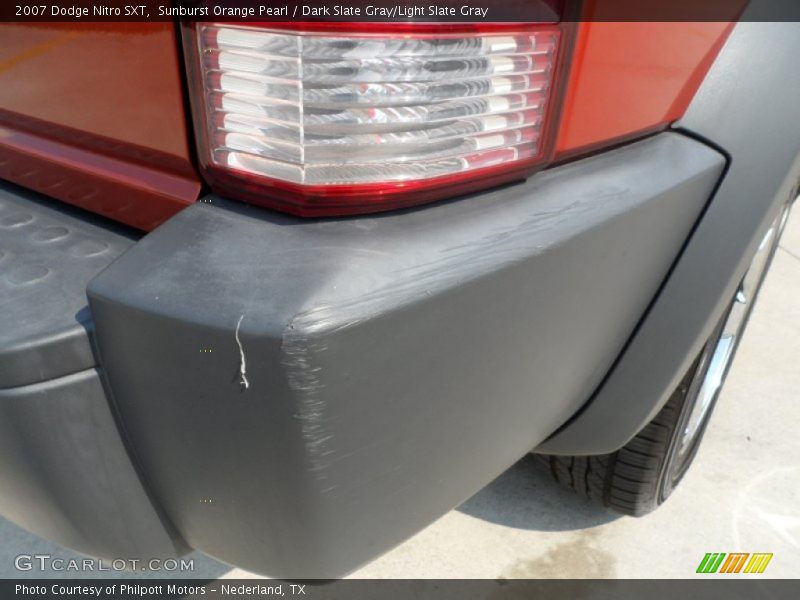 Sunburst Orange Pearl / Dark Slate Gray/Light Slate Gray 2007 Dodge Nitro SXT