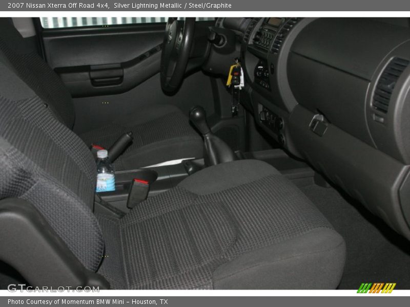 Silver Lightning Metallic / Steel/Graphite 2007 Nissan Xterra Off Road 4x4