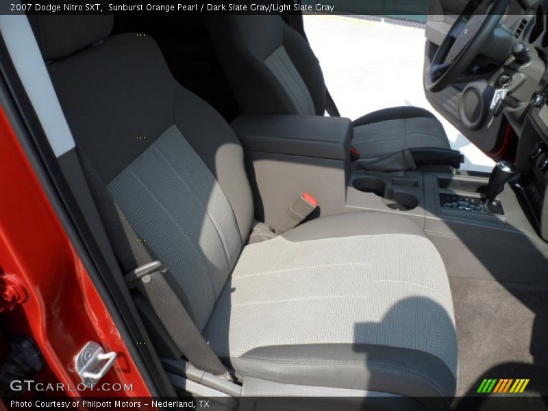 Sunburst Orange Pearl / Dark Slate Gray/Light Slate Gray 2007 Dodge Nitro SXT