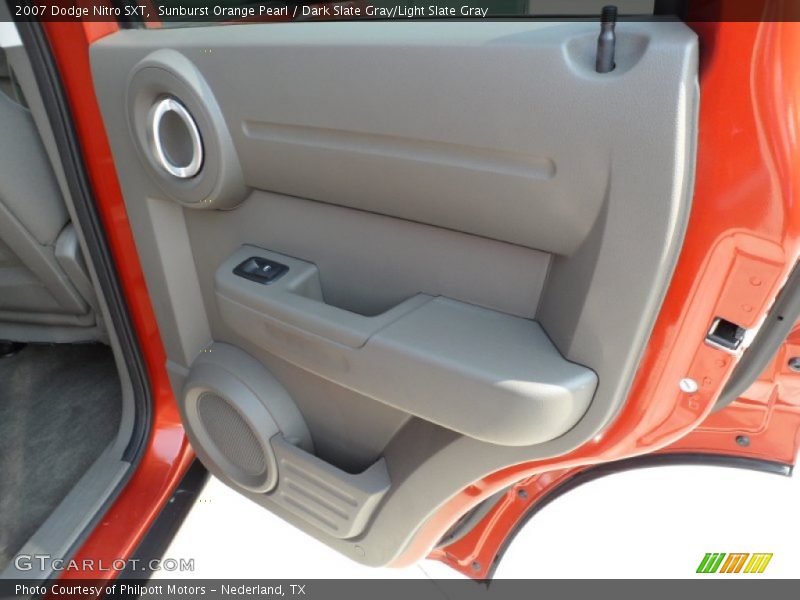 Sunburst Orange Pearl / Dark Slate Gray/Light Slate Gray 2007 Dodge Nitro SXT