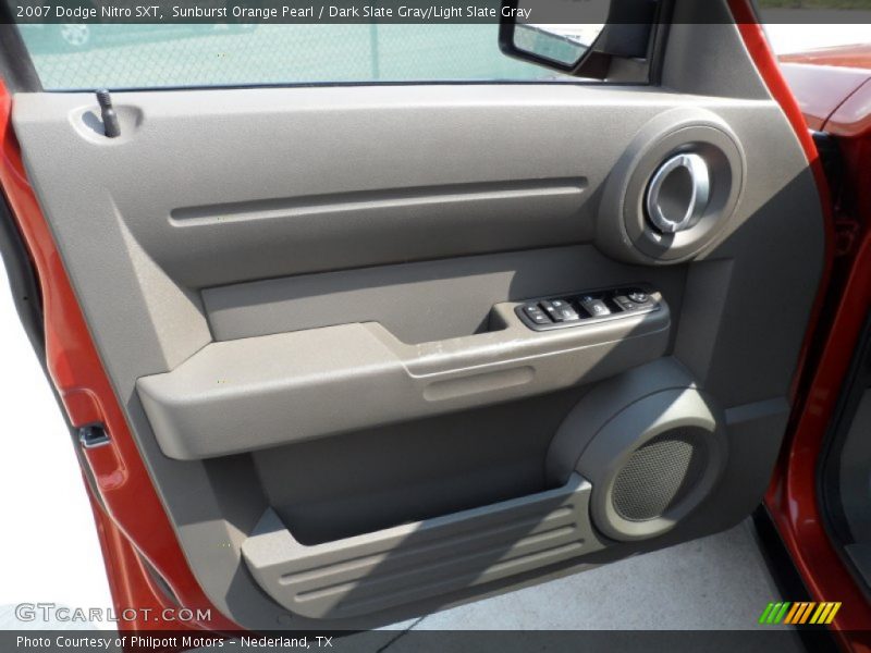 Sunburst Orange Pearl / Dark Slate Gray/Light Slate Gray 2007 Dodge Nitro SXT