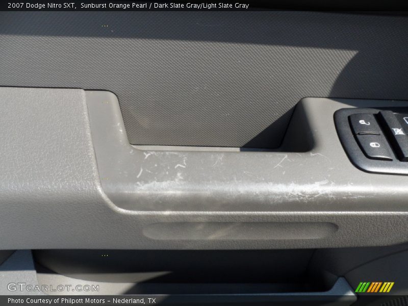Sunburst Orange Pearl / Dark Slate Gray/Light Slate Gray 2007 Dodge Nitro SXT