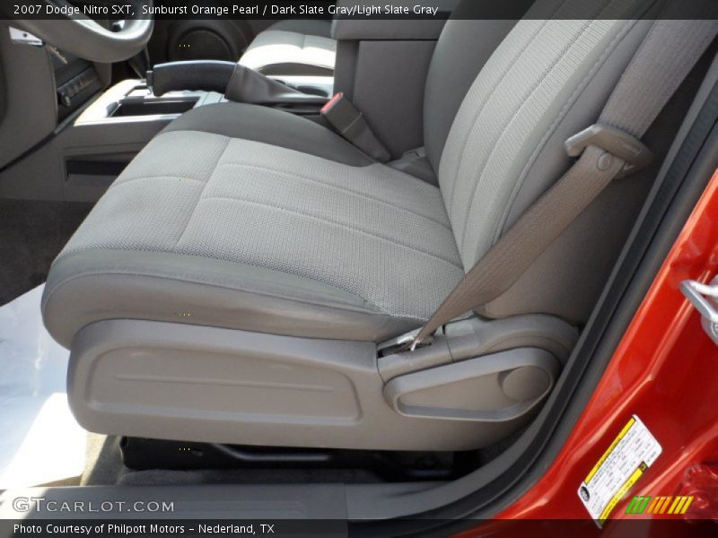 Sunburst Orange Pearl / Dark Slate Gray/Light Slate Gray 2007 Dodge Nitro SXT