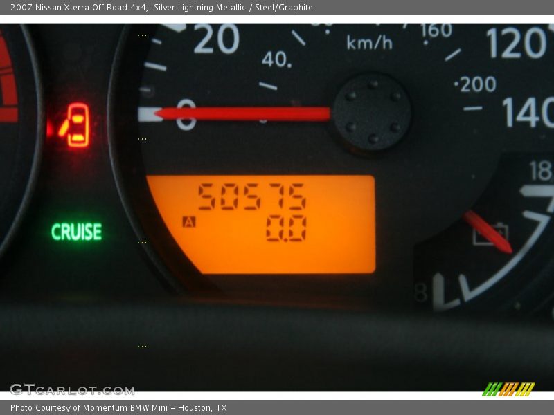 Silver Lightning Metallic / Steel/Graphite 2007 Nissan Xterra Off Road 4x4