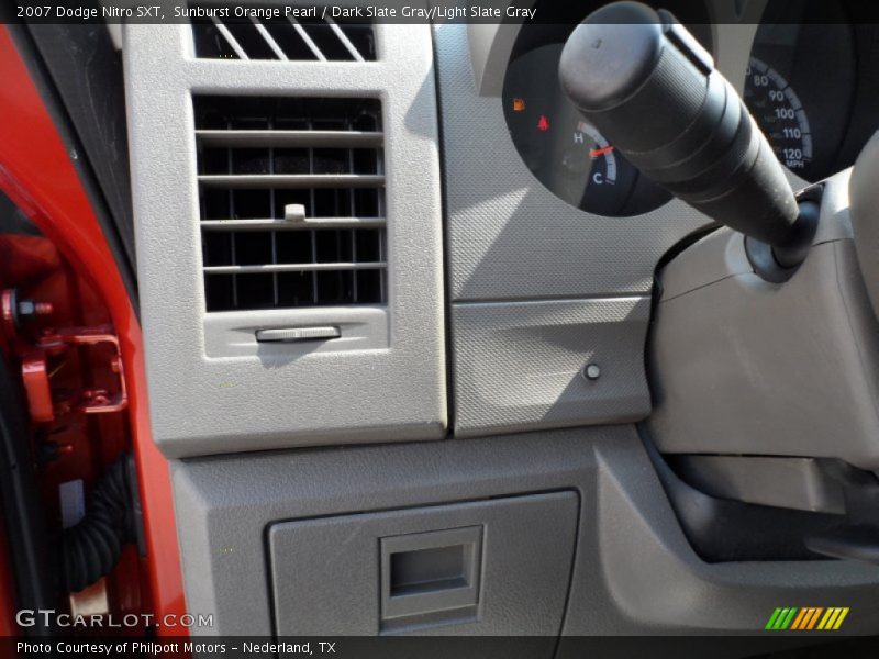 Sunburst Orange Pearl / Dark Slate Gray/Light Slate Gray 2007 Dodge Nitro SXT