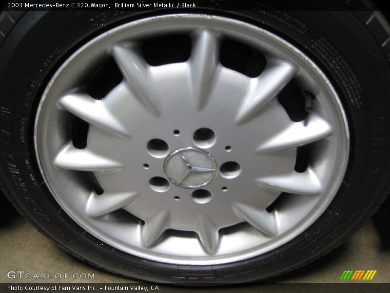 Brilliant Silver Metallic / Black 2003 Mercedes-Benz E 320 Wagon
