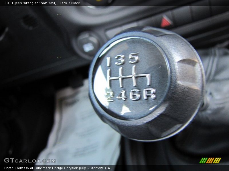 Black / Black 2011 Jeep Wrangler Sport 4x4