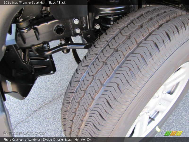 Black / Black 2011 Jeep Wrangler Sport 4x4