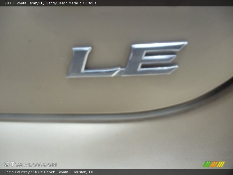 Sandy Beach Metallic / Bisque 2010 Toyota Camry LE