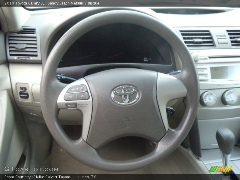 Sandy Beach Metallic / Bisque 2010 Toyota Camry LE