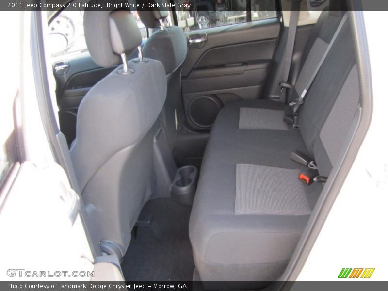 Bright White / Dark Slate Gray 2011 Jeep Compass 2.0 Latitude