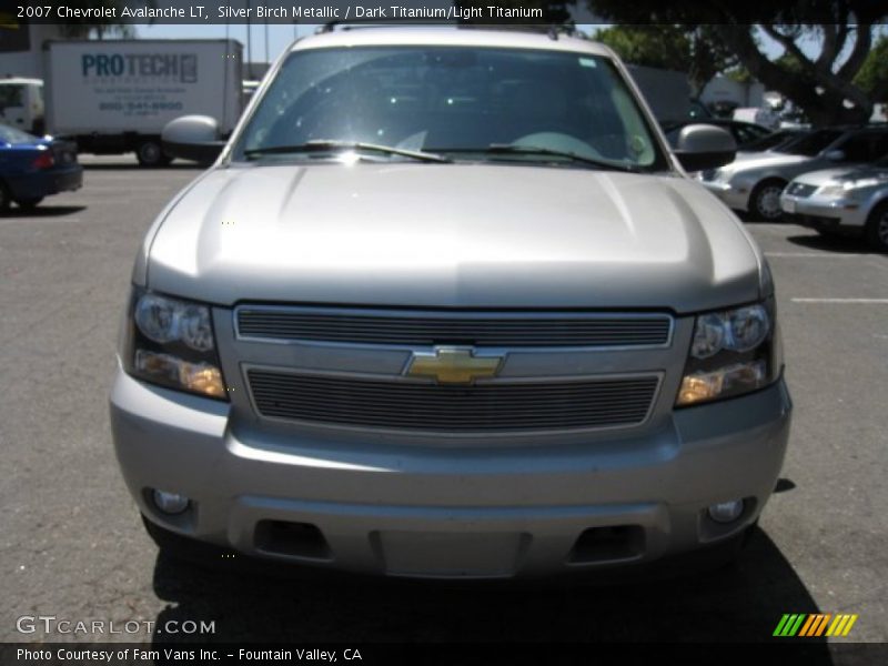 Silver Birch Metallic / Dark Titanium/Light Titanium 2007 Chevrolet Avalanche LT