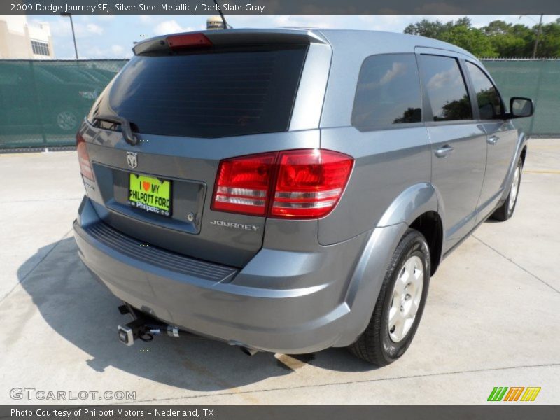 Silver Steel Metallic / Dark Slate Gray 2009 Dodge Journey SE