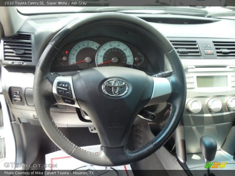 Super White / Ash Gray 2010 Toyota Camry SE