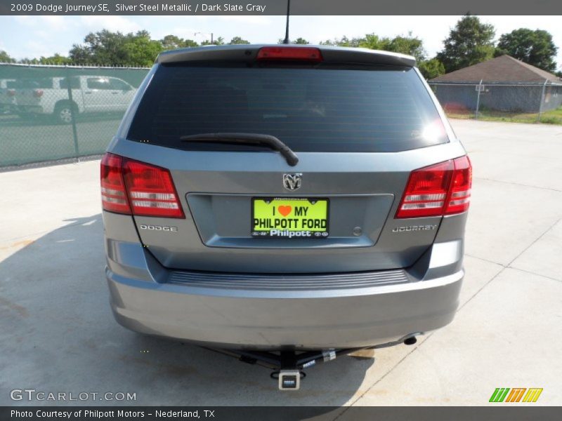 Silver Steel Metallic / Dark Slate Gray 2009 Dodge Journey SE