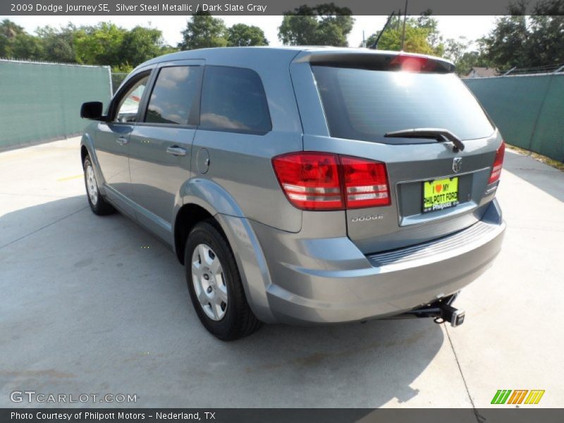 Silver Steel Metallic / Dark Slate Gray 2009 Dodge Journey SE