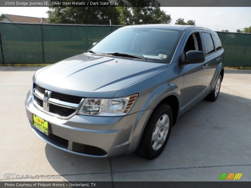 Silver Steel Metallic / Dark Slate Gray 2009 Dodge Journey SE