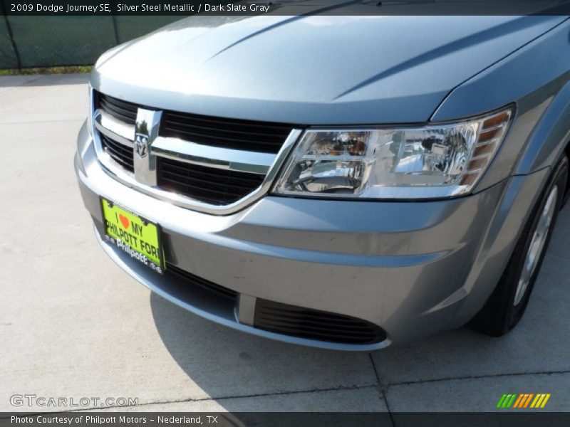 Silver Steel Metallic / Dark Slate Gray 2009 Dodge Journey SE
