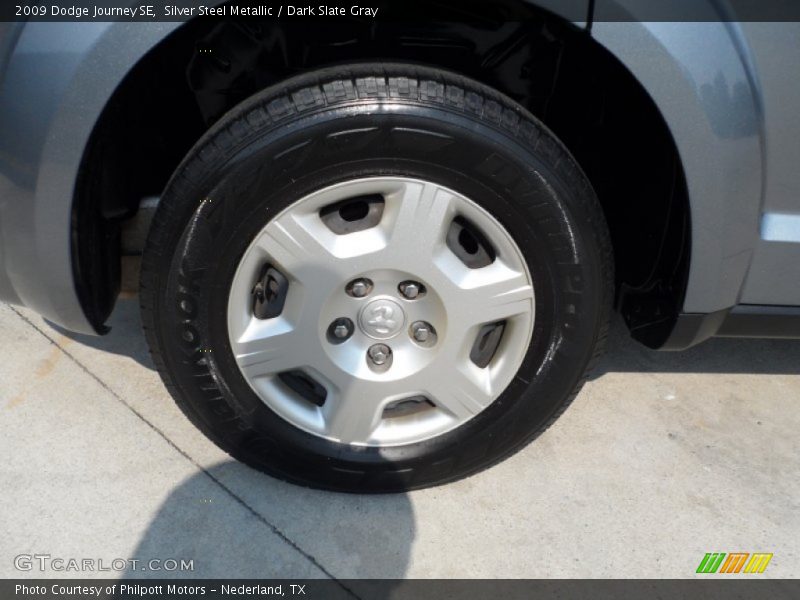 Silver Steel Metallic / Dark Slate Gray 2009 Dodge Journey SE