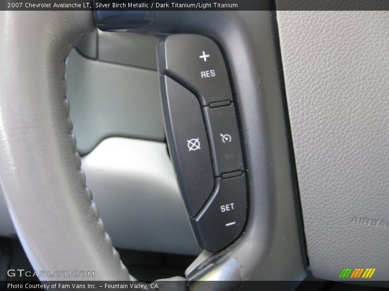 Silver Birch Metallic / Dark Titanium/Light Titanium 2007 Chevrolet Avalanche LT