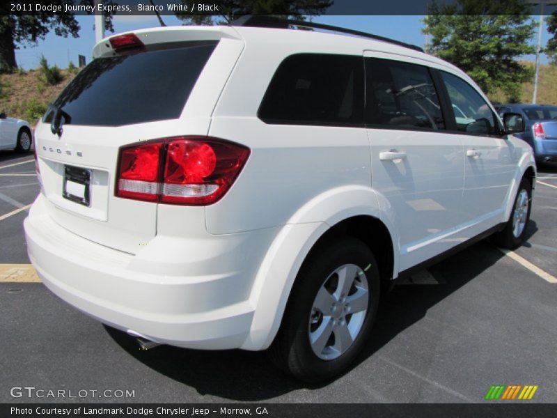 Bianco White / Black 2011 Dodge Journey Express