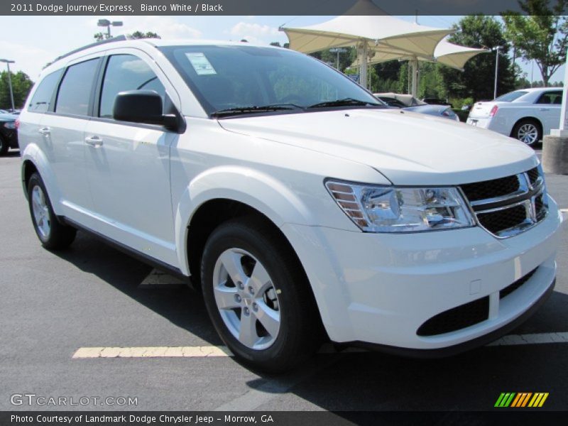 Bianco White / Black 2011 Dodge Journey Express