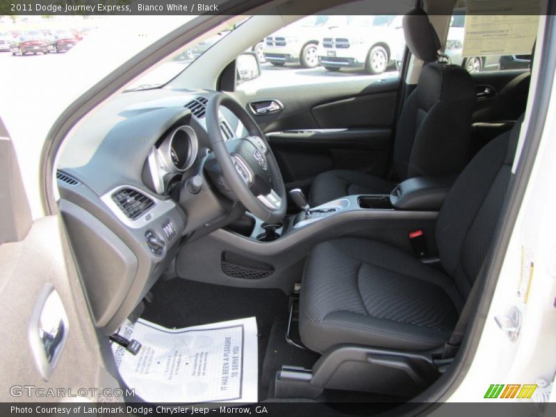 Bianco White / Black 2011 Dodge Journey Express