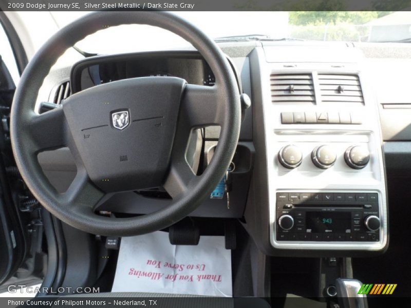 Silver Steel Metallic / Dark Slate Gray 2009 Dodge Journey SE
